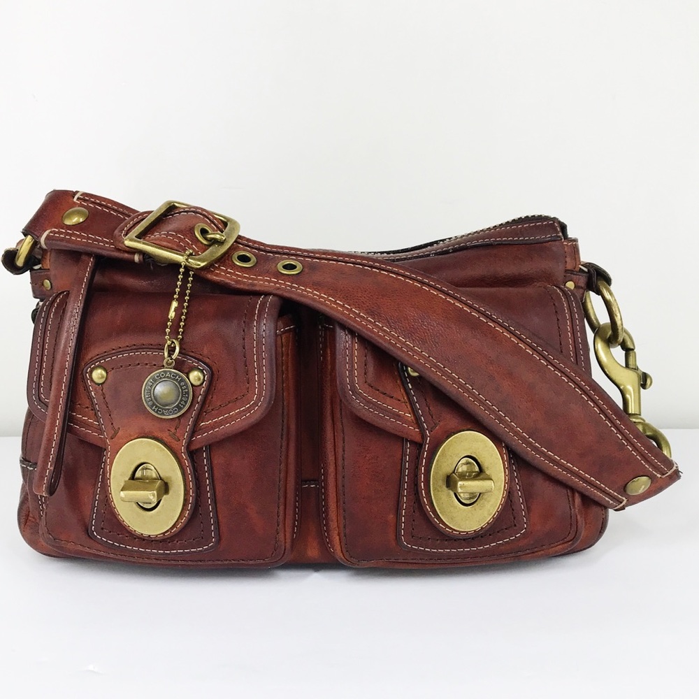 Coach Whiskey Ltd Ed Legacy Vachetta Leather Bag